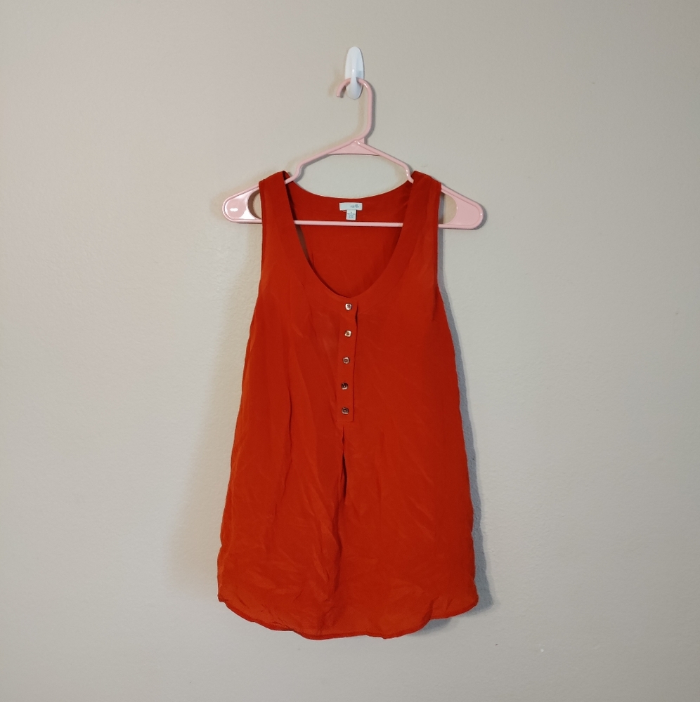 Odille Burnt Orange Tank Size 6